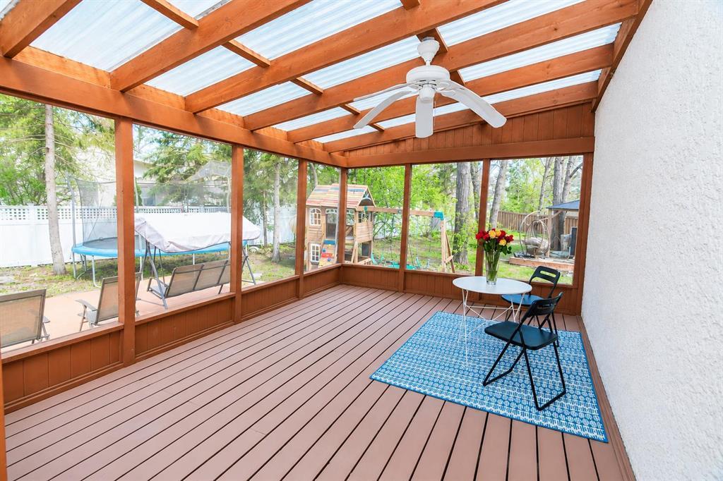 Backyard deck
