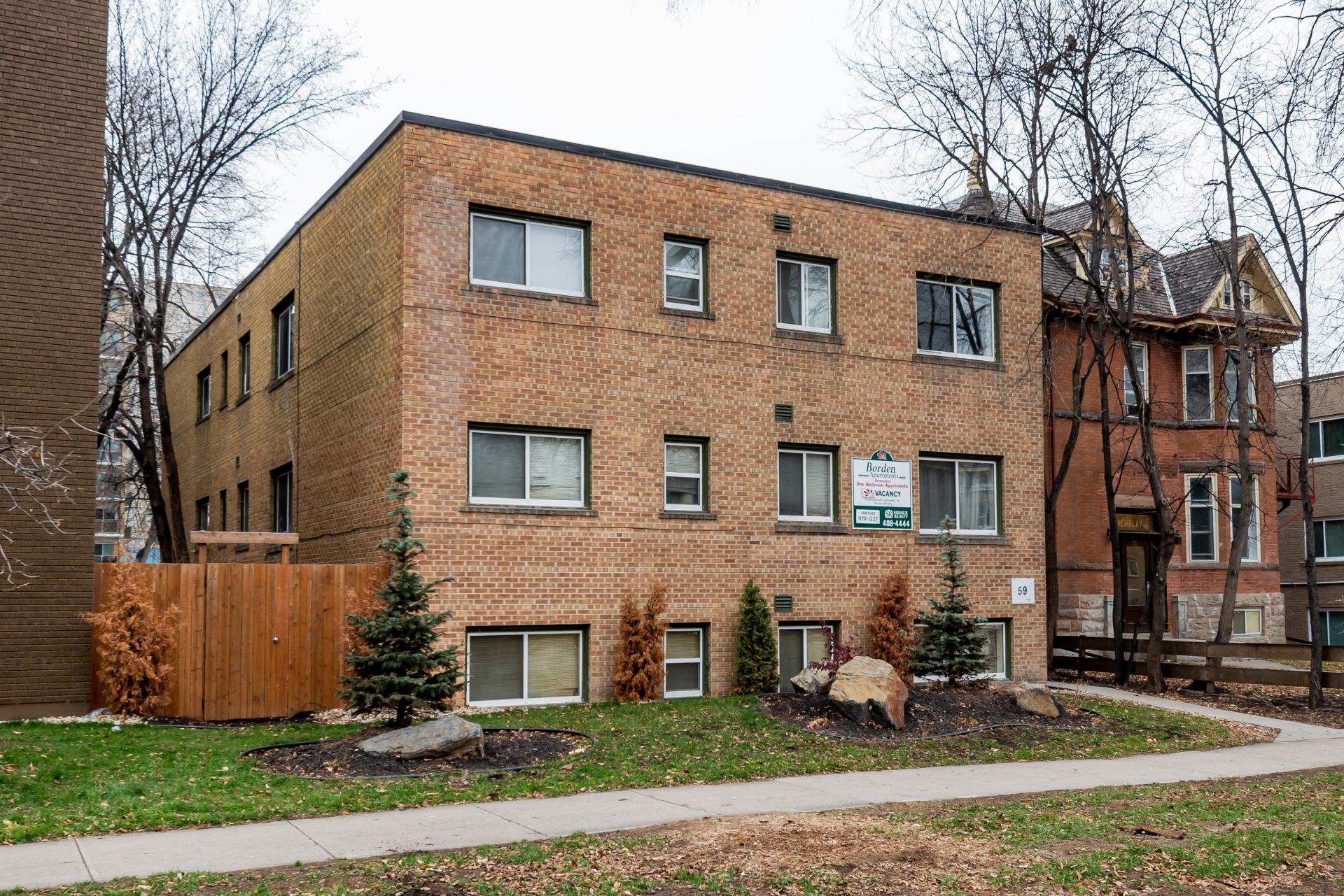 Borden Apartments rental at 59 Hargrave St., Winnipeg, MB
